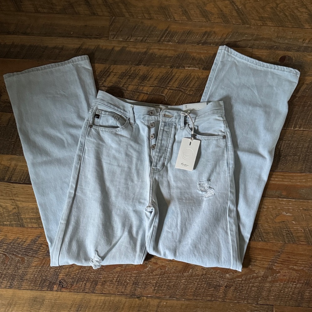 KanCan Light Wash wide leg Jeans